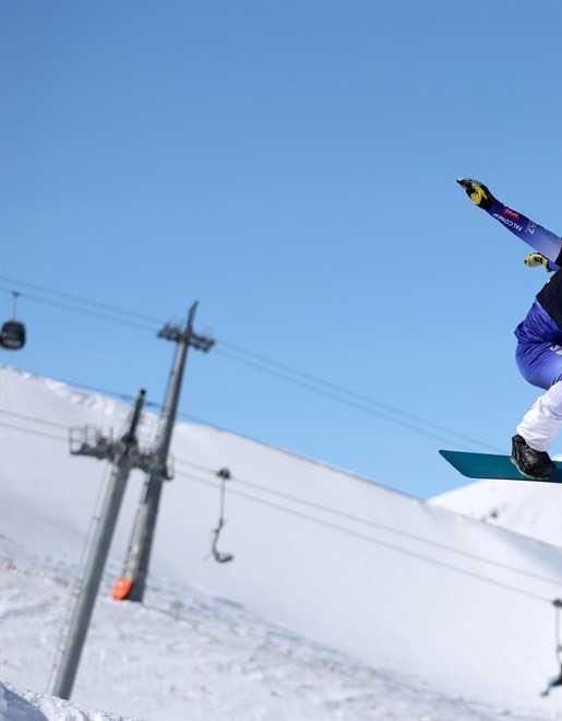Erzurum’da FIS Snowboard Dünya Kupası